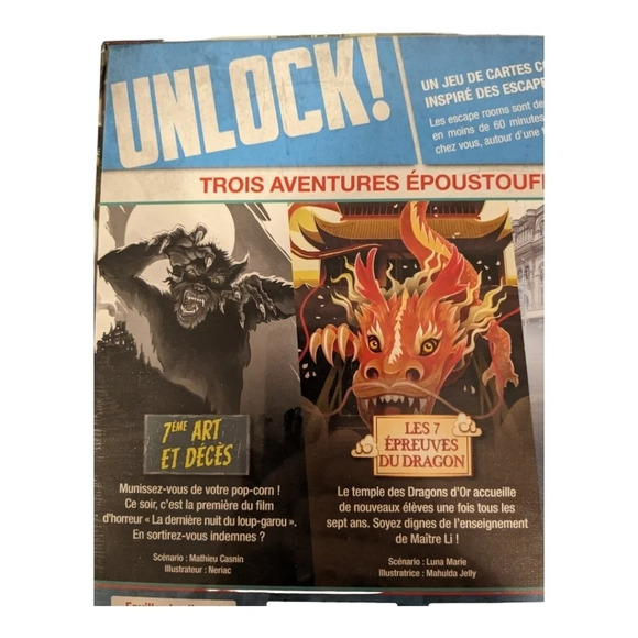Unlock Epic  Adventures Card Game (French) NWT - Picture 3 of 6